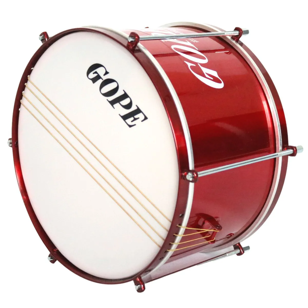 CAIXA MALACACHETA ALUM. 20CMX12" 6 AFIN. C/BORDONA 4 FIOS COLORES