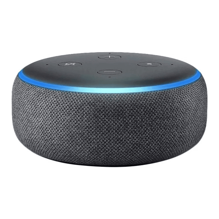 Amazon Echo Dot 3rd Gen con asistente virtual Alexa carbón 1