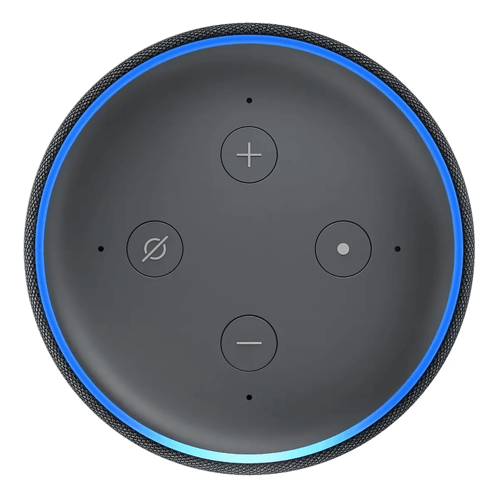 Amazon Echo Dot 3rd Gen con asistente virtual Alexa carbón 2
