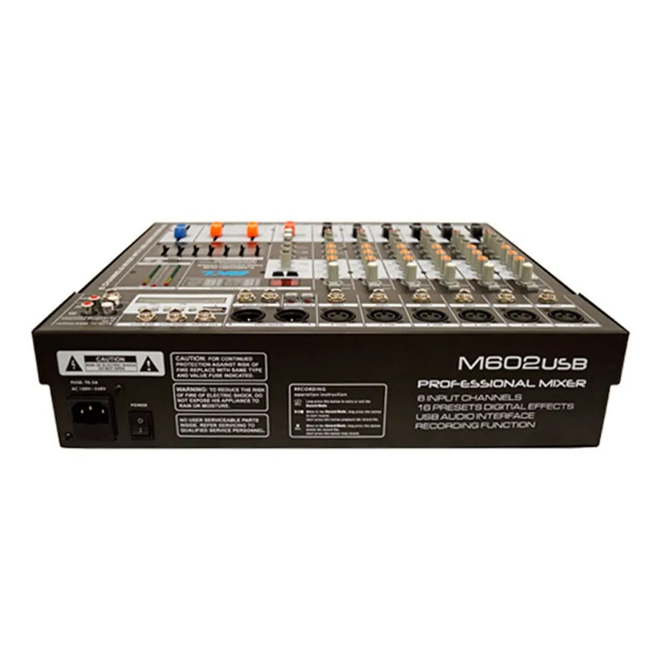 MIXER 6 CANALES USB 2