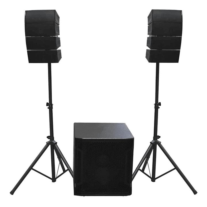 SIST. ARRAY SUB18+8 SATS 700W RMS 2000W MAX. C/ATRIL CIP VORTEX CAR188BT 1