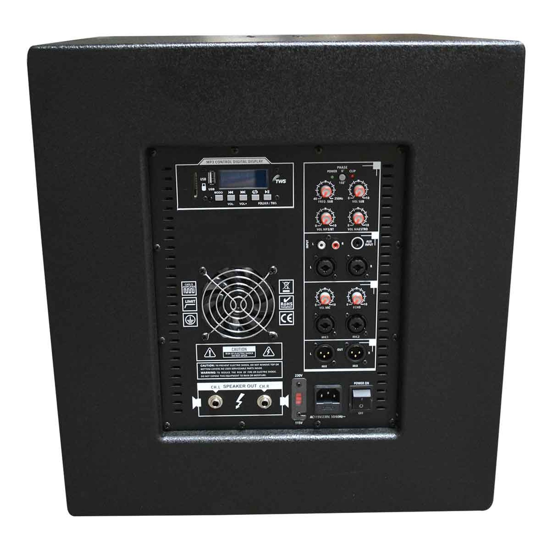 SIST. ARRAY SUB18+8 SATS 700W RMS 2000W MAX. C/ATRIL CIP VORTEX CAR188BT 2