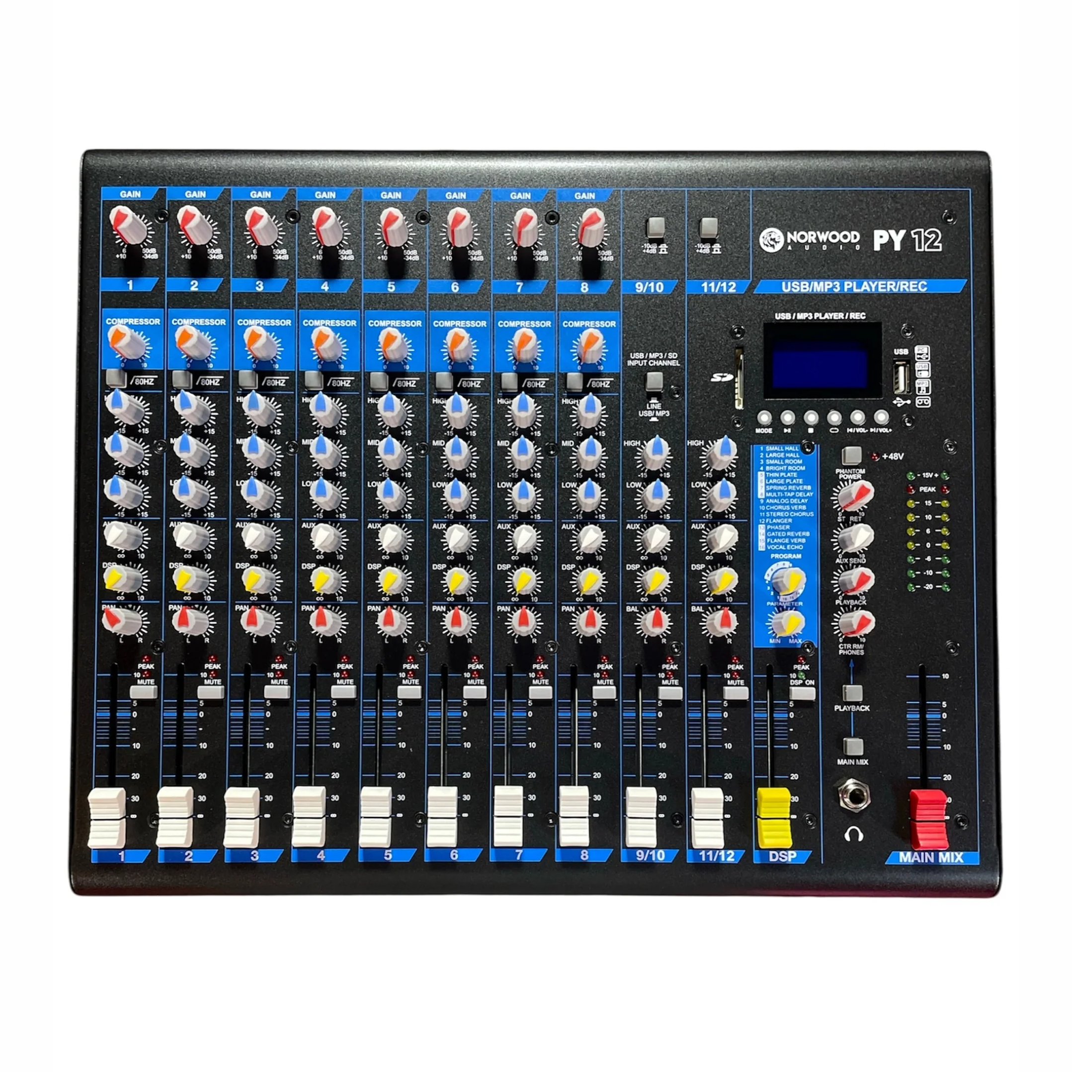 Norwood PY12 Consola de Audio Análoga 1