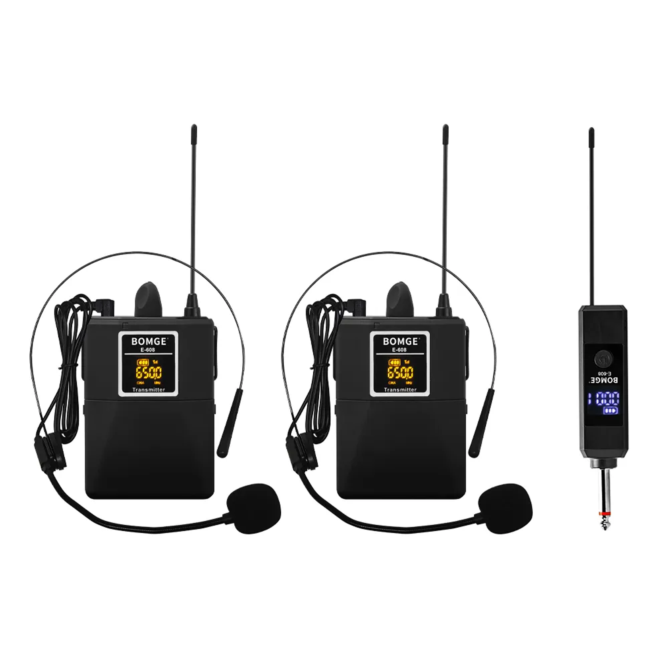 Micrófono Lavalier Inalámbrico doble Solapa 1