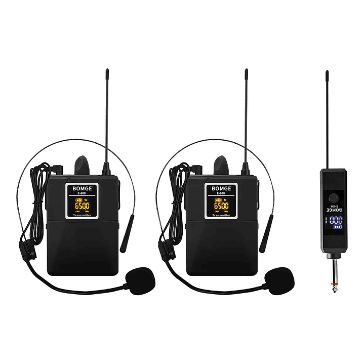 Micrófono Lavalier Inalámbrico doble Solapa 1