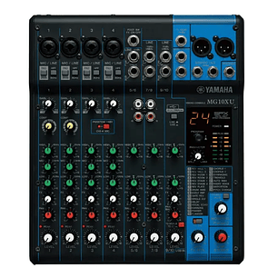 Mixer 10 canales con efectos y USB MG10XU – Yamaha