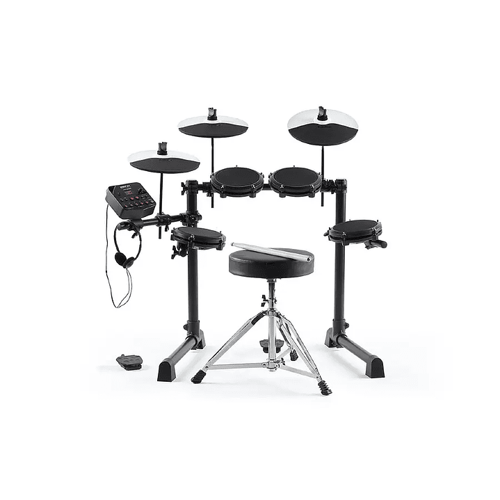 Batería Electrónica Con Sillín Debut Kit Alesis 1