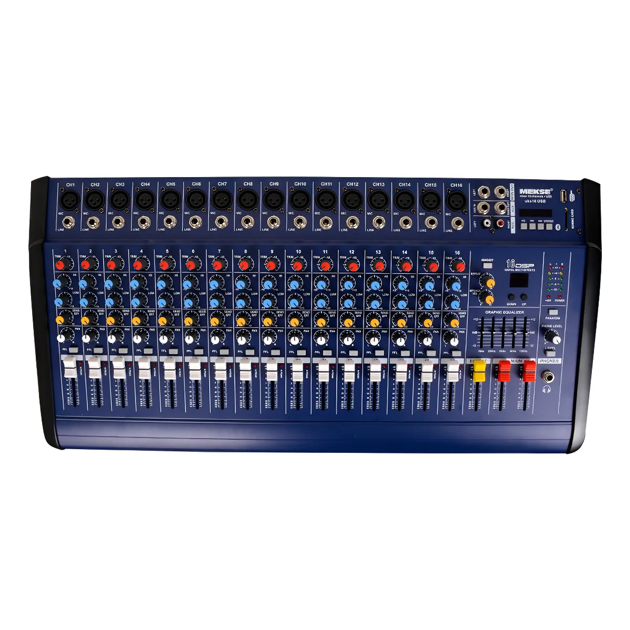 Power Mixer 16ch Bluetooth Mekse Uks-16usb 1