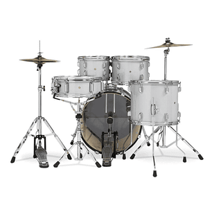 PDP Pack Bateria 5Pcs + Hardware + Platillos / Center Stage Diamond White Sparkle