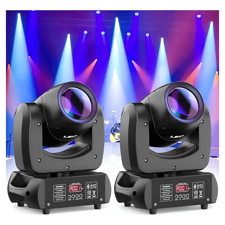 KIT *2 Cabeza Móvil Luz Prisma 130w 1