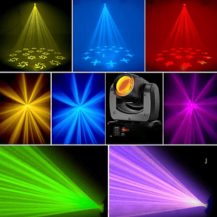 KIT *2 Cabeza Móvil Luz Prisma 130w