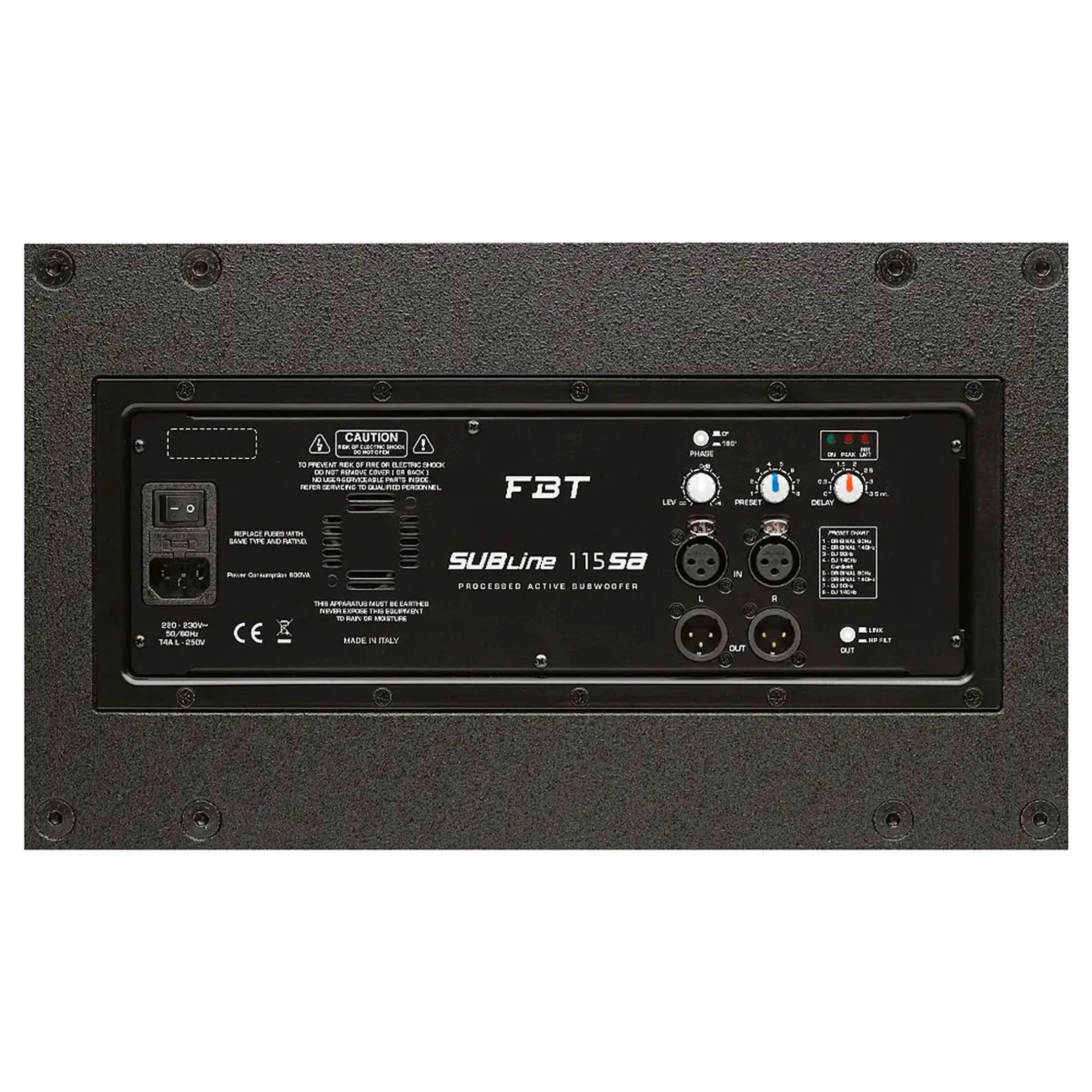 Subwoofer Activo FBT Subline 115SA - 700W RMS 2