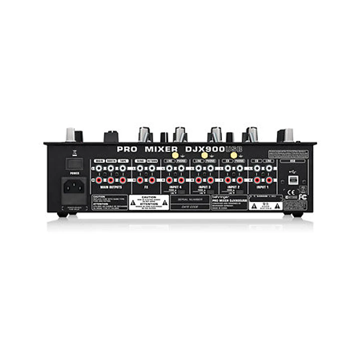 MEZCLADOR DJ Behringer DJX900USB 4ch 2