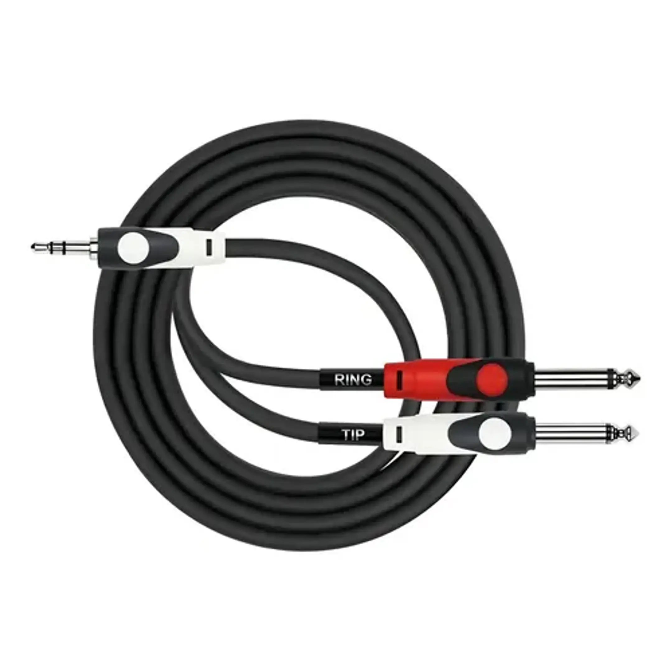 CABLE 2 PLUG 6.3mm A PLUG 3.5MM 5 METROS  1