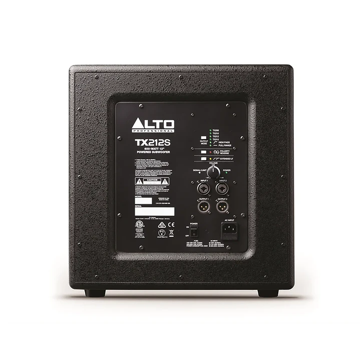 SUB BAJO ACTIVO ALTO TX212S (900 W) 2