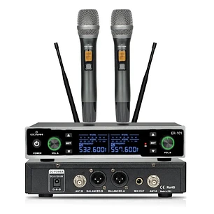 Microfono doble uhf Gochanmi er101