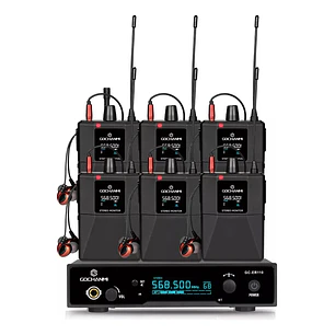 Sistema Monitoreo Gc Er110 1 Canal Estereo Con 6 Receptores