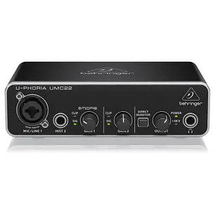 Behringer U-Phoria UMC22 – Interfaz de Audio