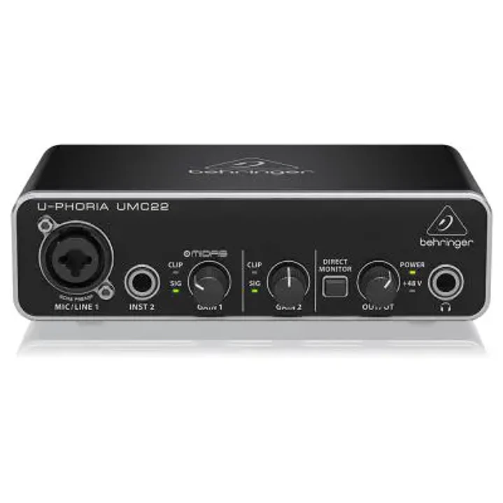 Behringer U-Phoria UMC22 – Interfaz de Audio 1