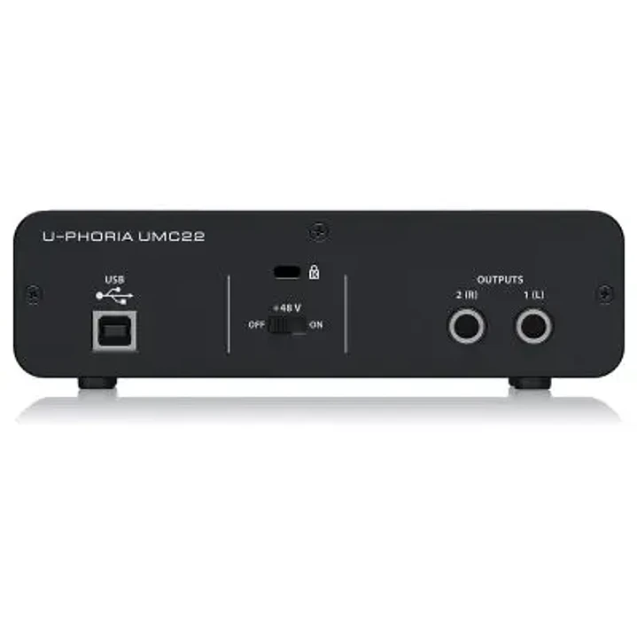 Behringer U-Phoria UMC22 – Interfaz de Audio 2