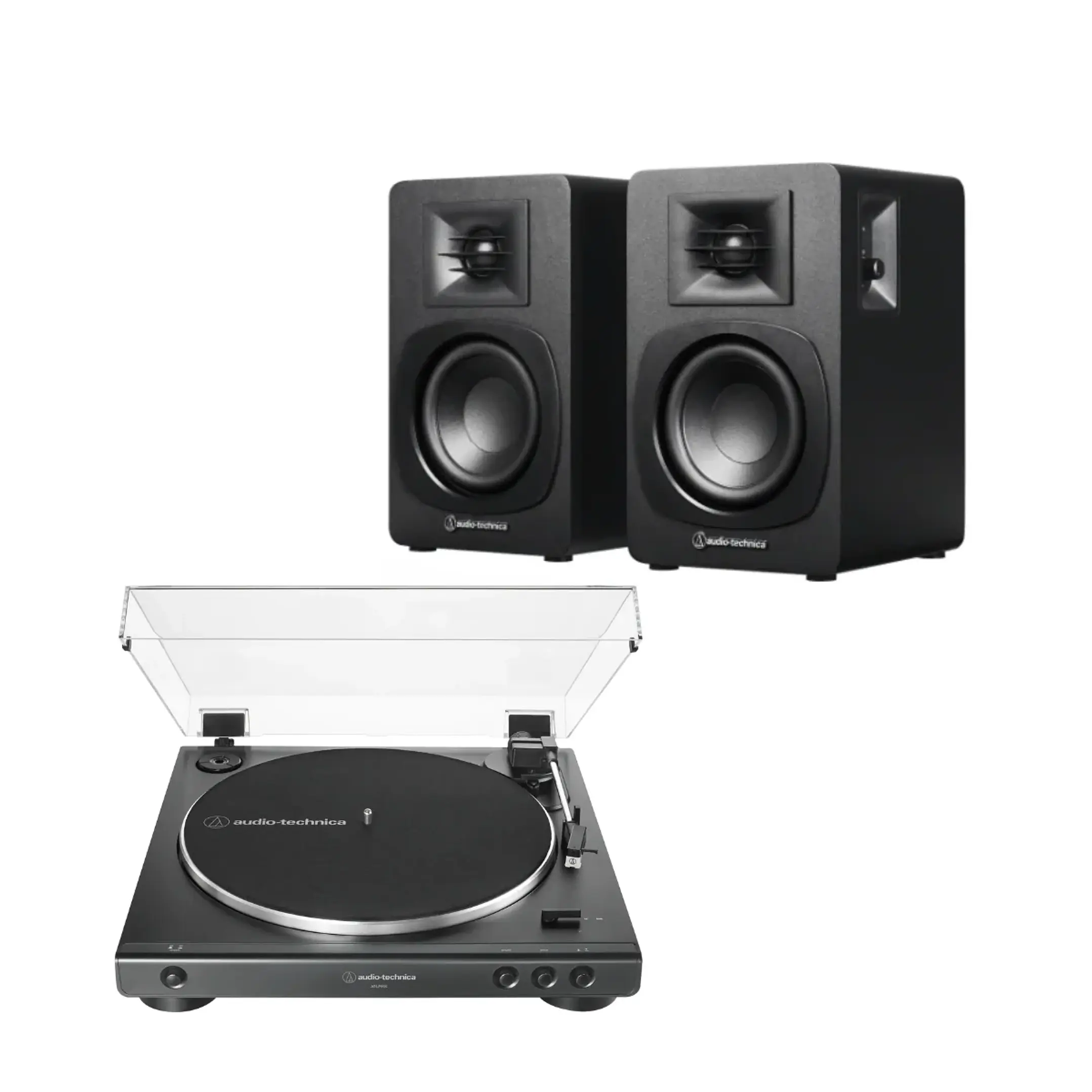 Pack Tornamesa AT-LP60X + Parlantes AT-SP3X - Sistema Completo 1