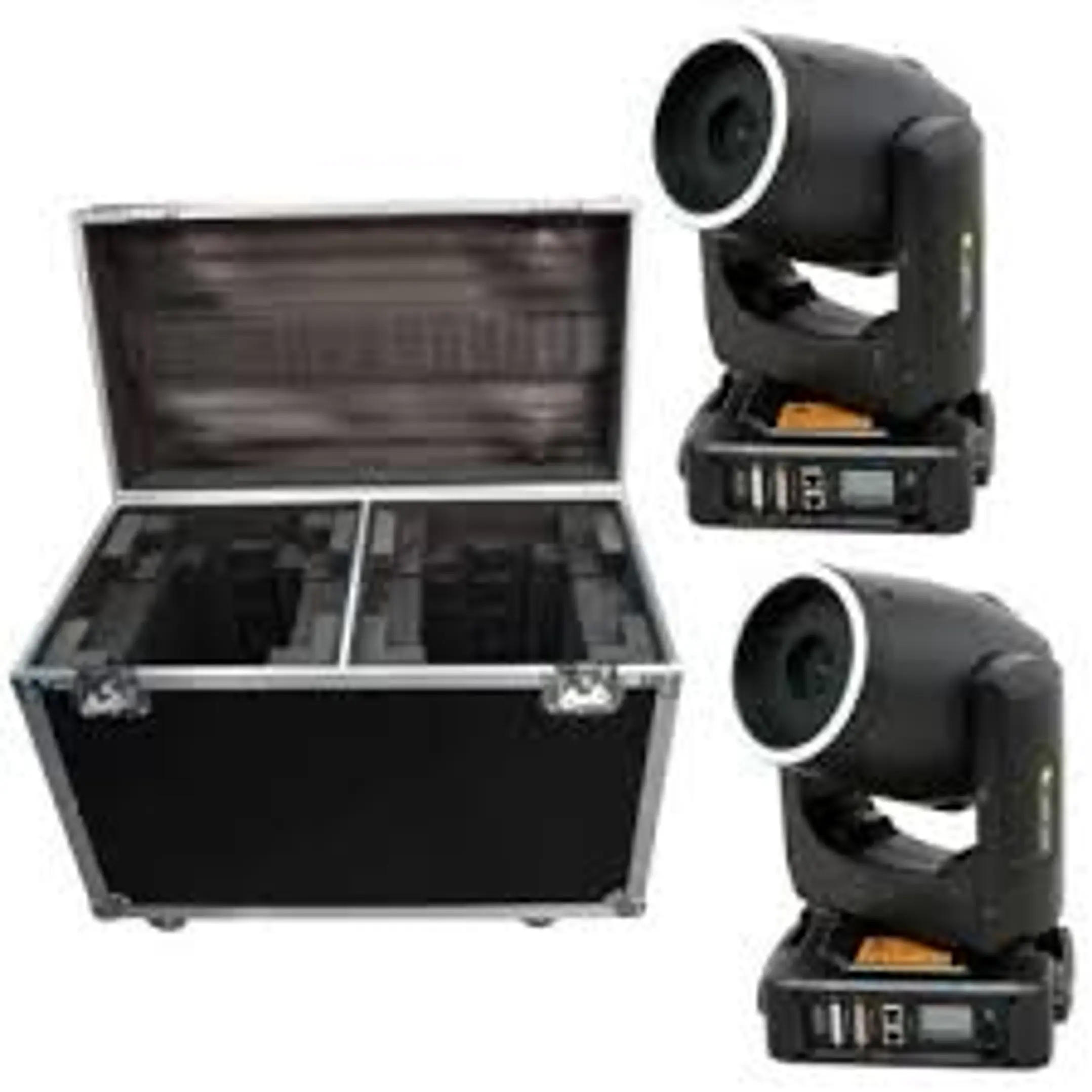  KIT 2*10W RGB LASER Cabeza Movil   1