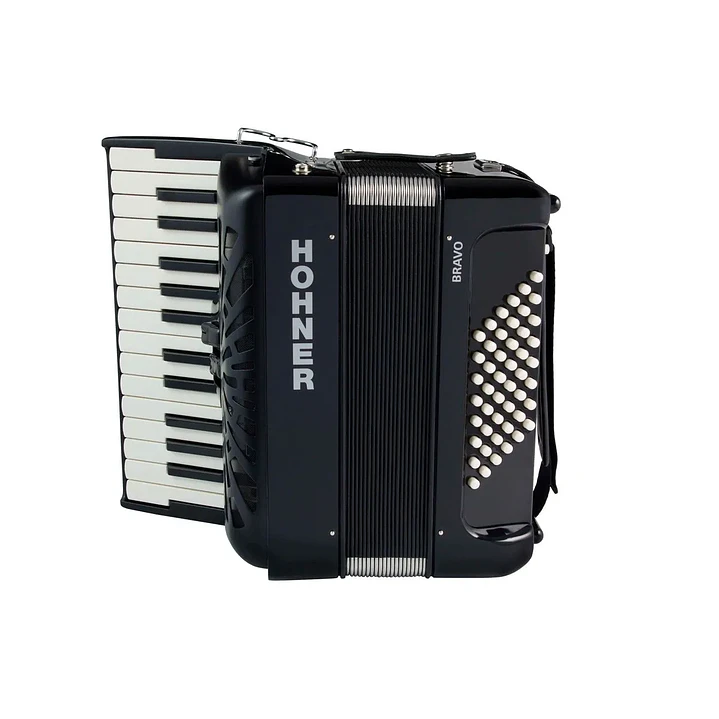 Acordeón Hohner Bravo II 48 A16522 - Black 1