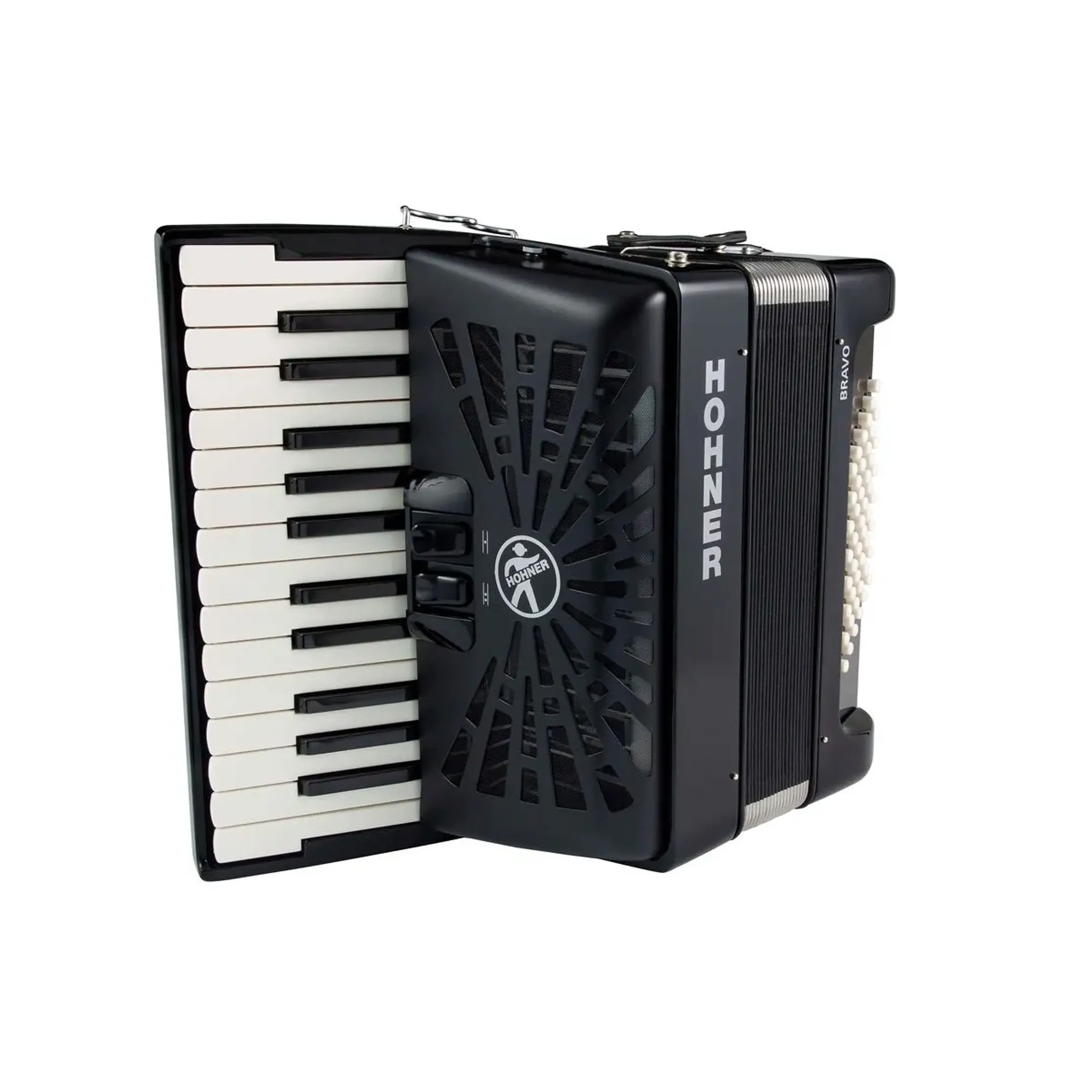 Acordeón Hohner Bravo II 48 A16522 - Black 2
