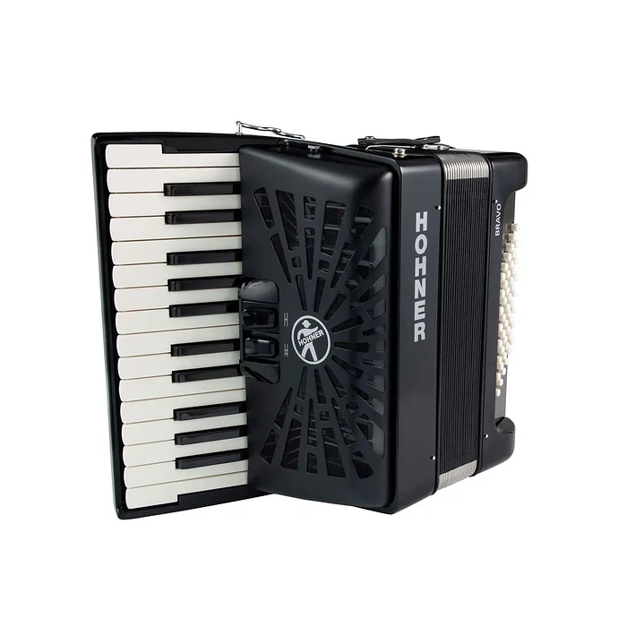 Acordeón Hohner Bravo II 48 A16522 - Black 2