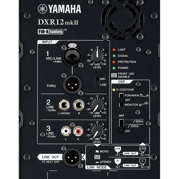 caja activa dxr12 yamaha  2