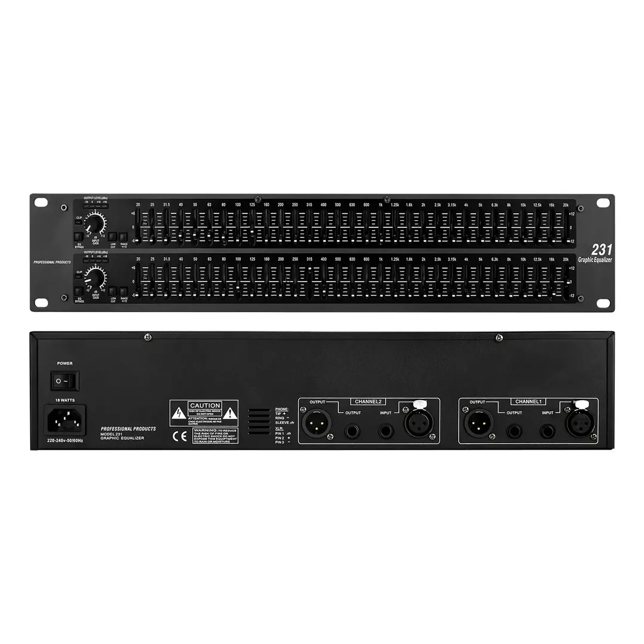 EQ-231 ECUALIZADOR ST. 2 X 31 BANDAS  1