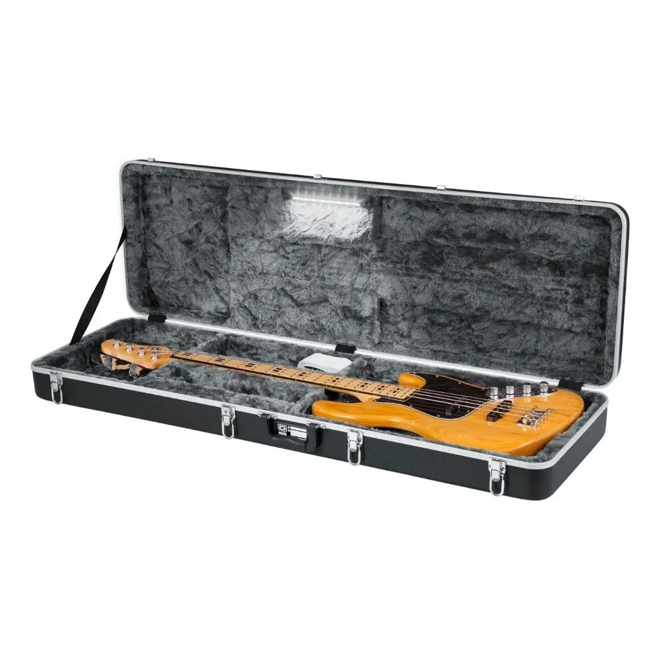 Gator Gc-bass-led Estuche Rígido C/luz Led P/bajo Eléc Blk 1