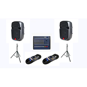 COMBO DE AMPLIFICACION DE 8 CANALES 15P 500W