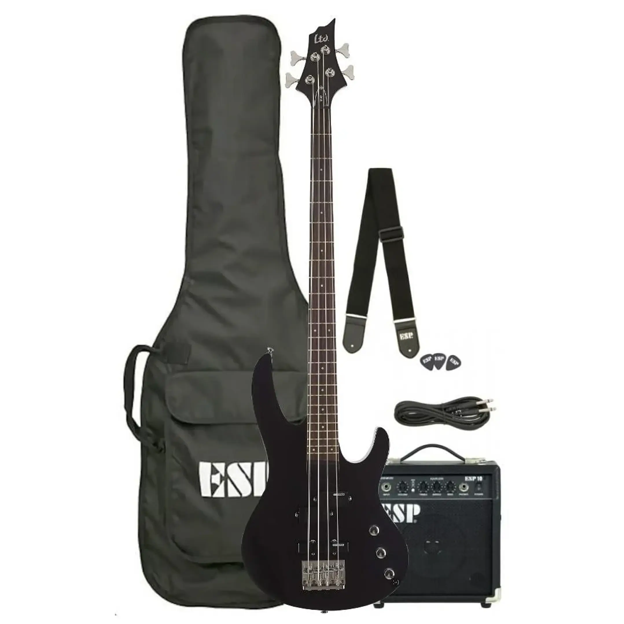ESP LTD B Series Bass Pack Black Satin – Pack Bajo Eléctrico 1