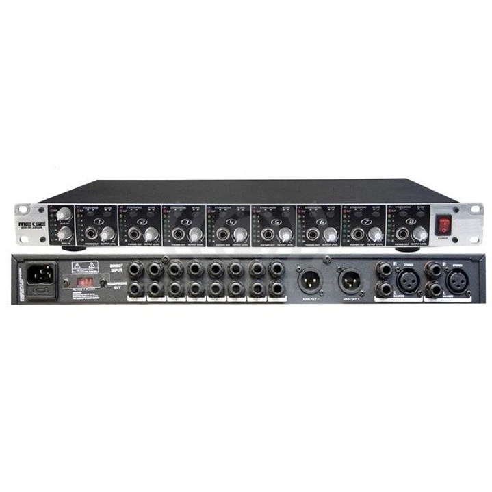 Amplificador de Audífonos 8 Canales MK-A503/8H 1
