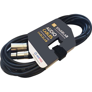 Cable XLR 3 Mts. Stagelab CLM-XMXF3