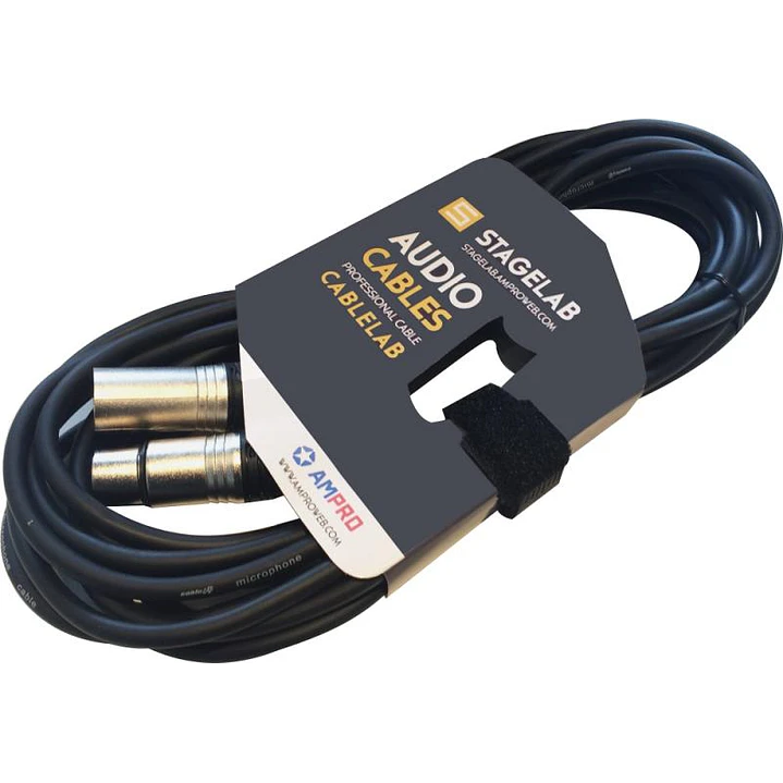 Cable XLR 3 Mts. Stagelab CLM-XMXF3 1