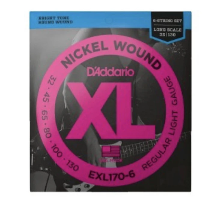Set Cuerdas Bajo Electrico Daddario EXL1706 6 cuerdas 1