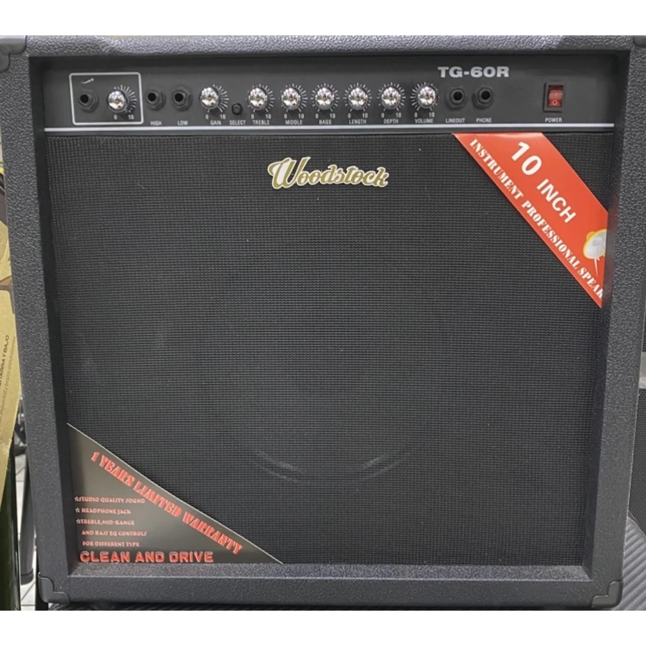 Amplificador de Bajo tg-60 stagg 1