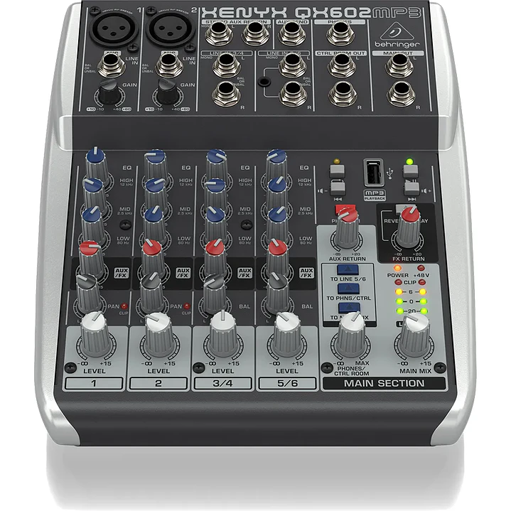 Mixer Behringer XENYX QX602MP3 1