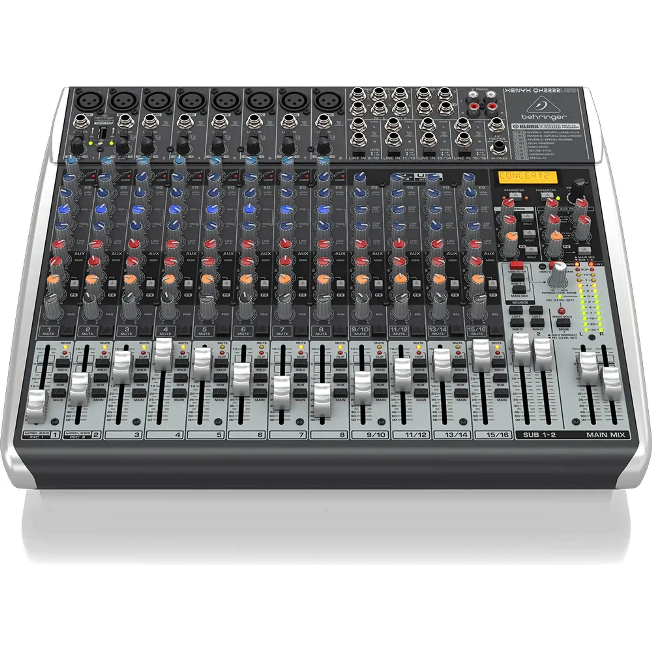 Mixer con usb Behringer XENYX QX2222USB 1