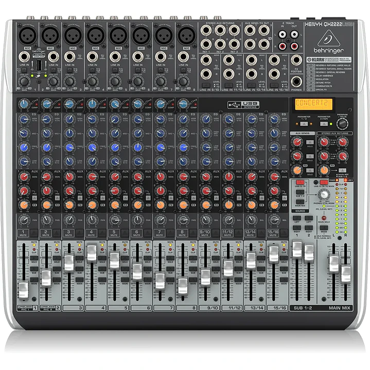 Mixer con usb Behringer XENYX QX2222USB 2