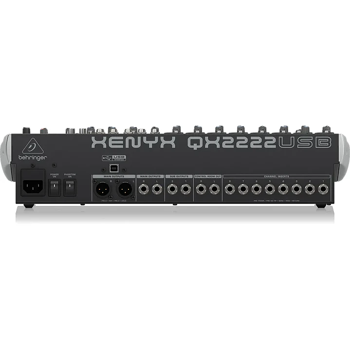 Mixer con usb Behringer XENYX QX2222USB 3