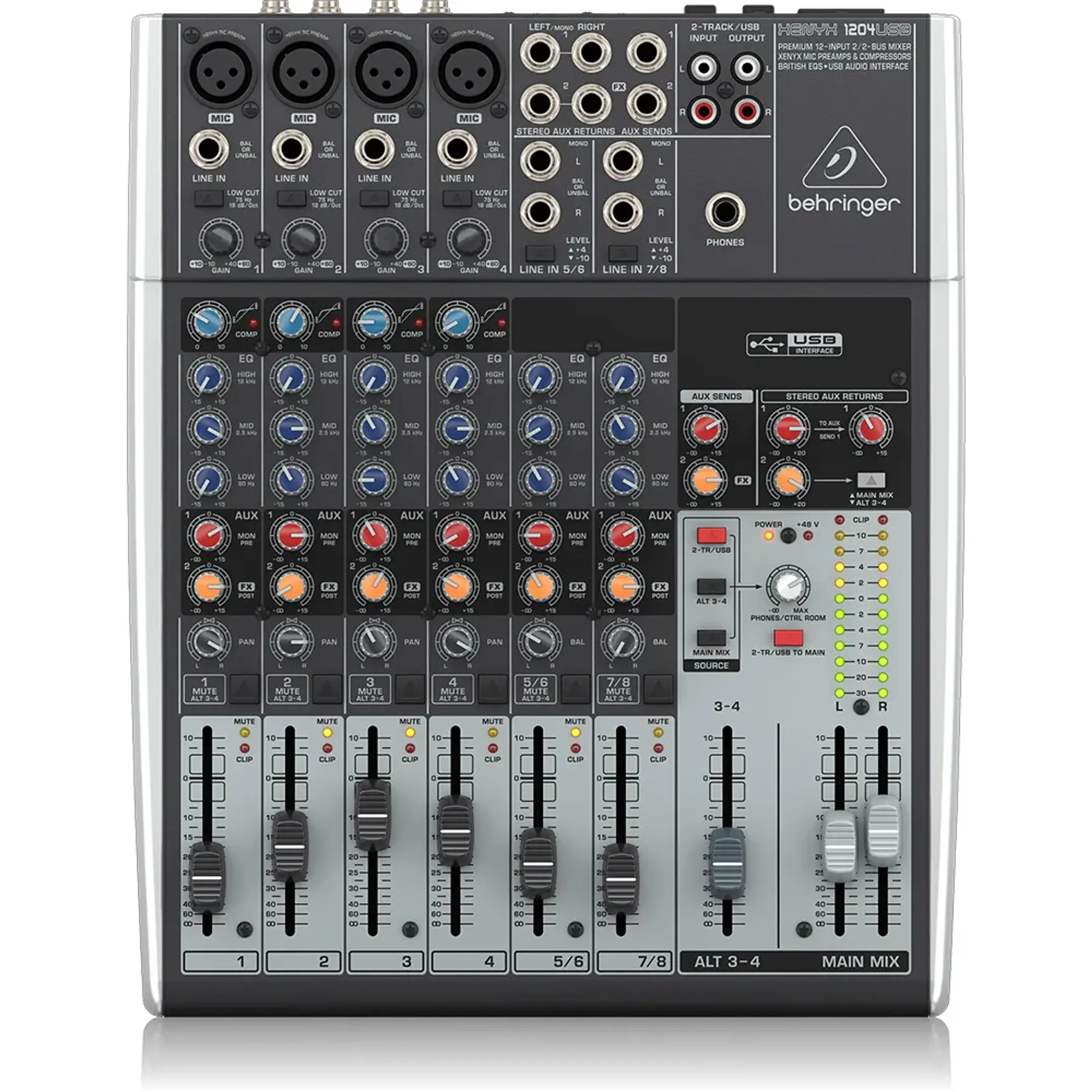 Mixer  Behringer XENYX 1204USB 2