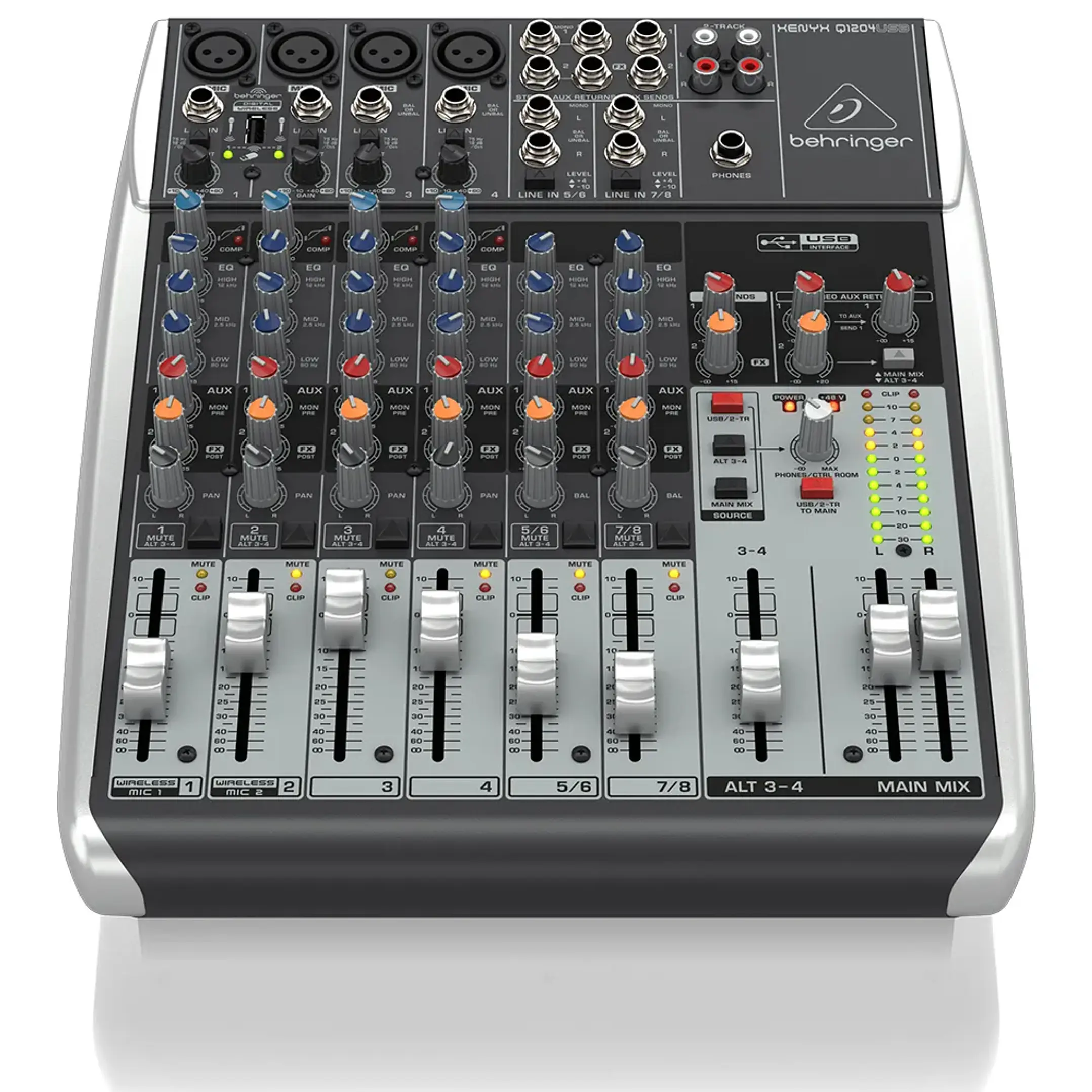 Mixer Con USB Behringer XENYX Q1204USB 1