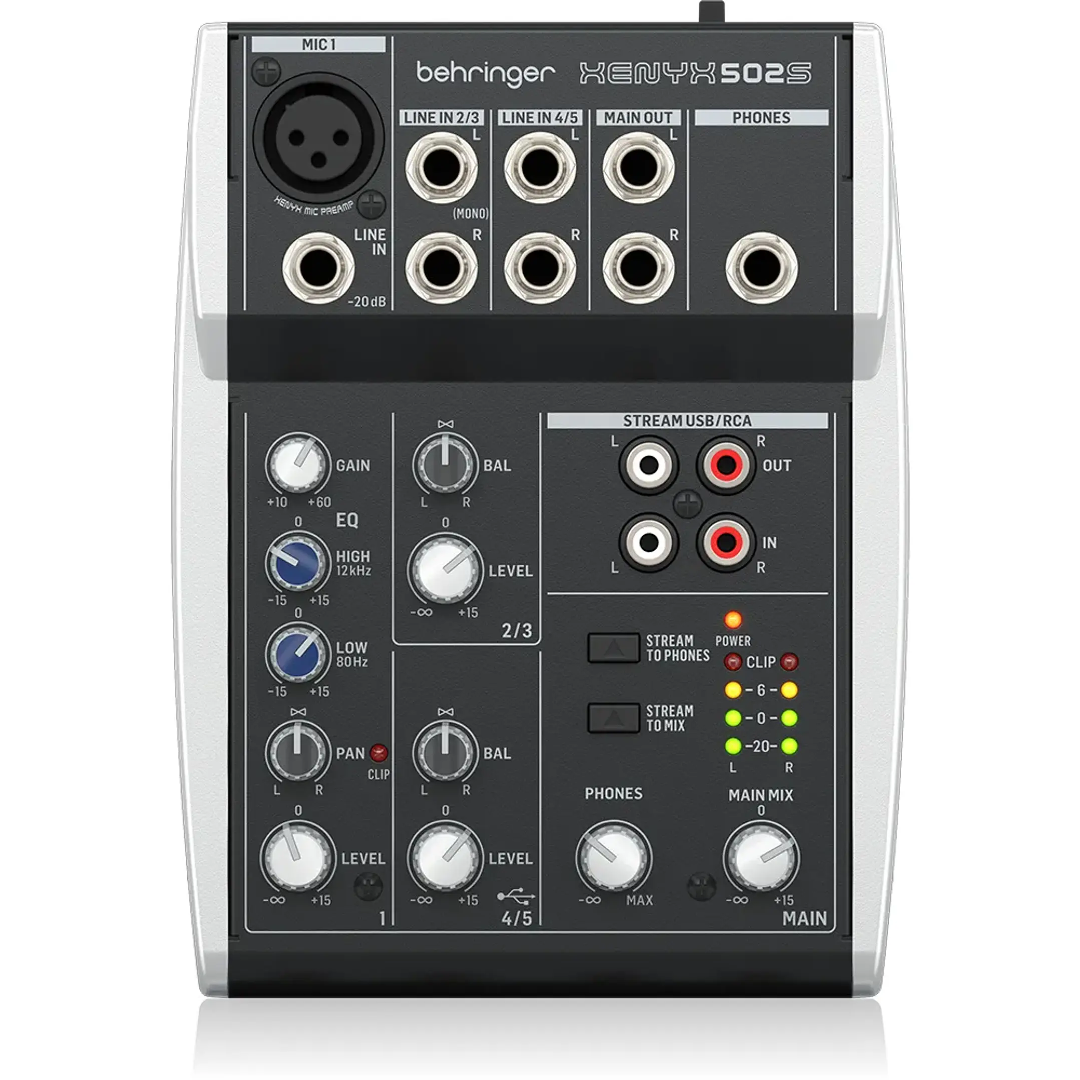Mixer Con USB Behringer XENYX 502S 2