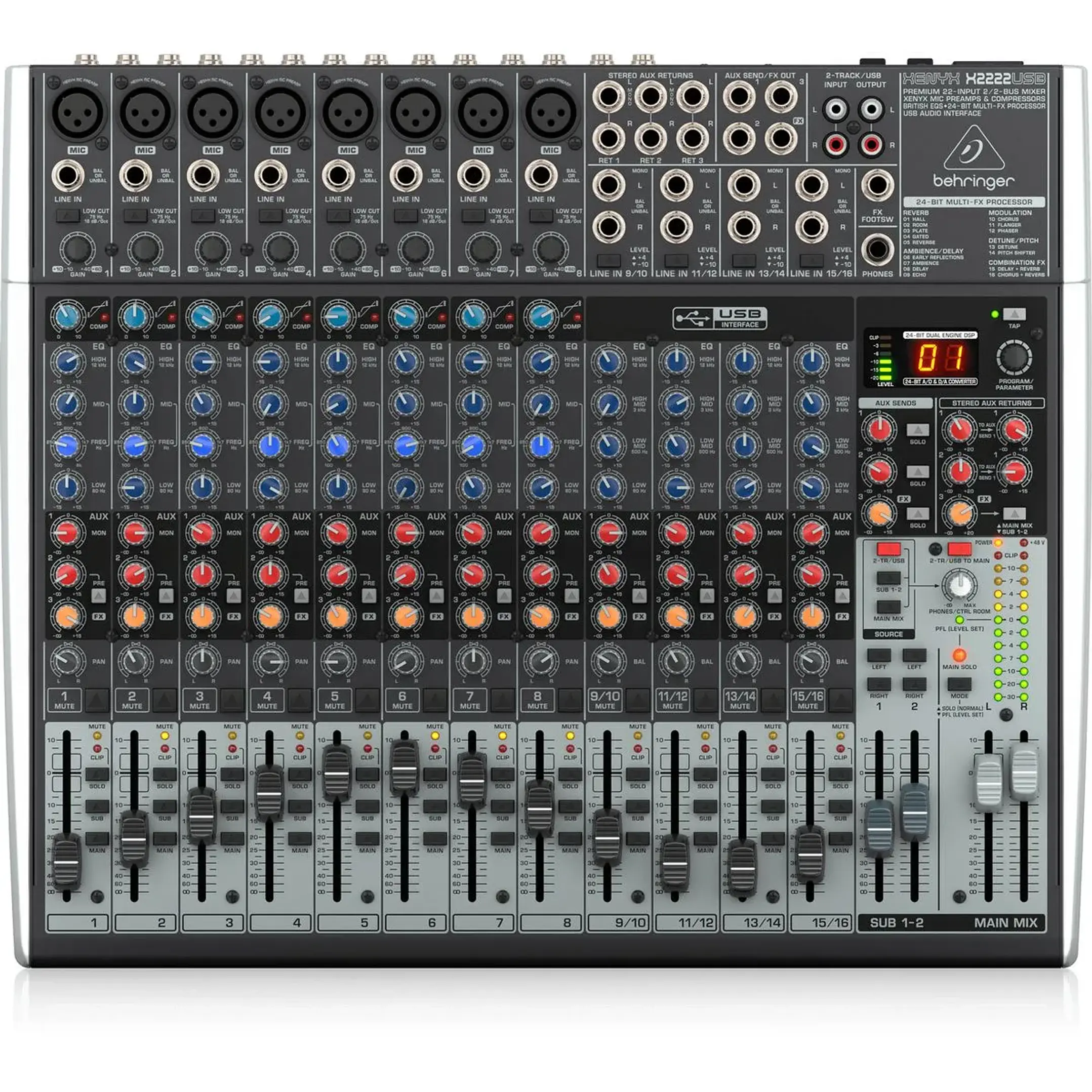 Mixer Behringer X2222USB 2