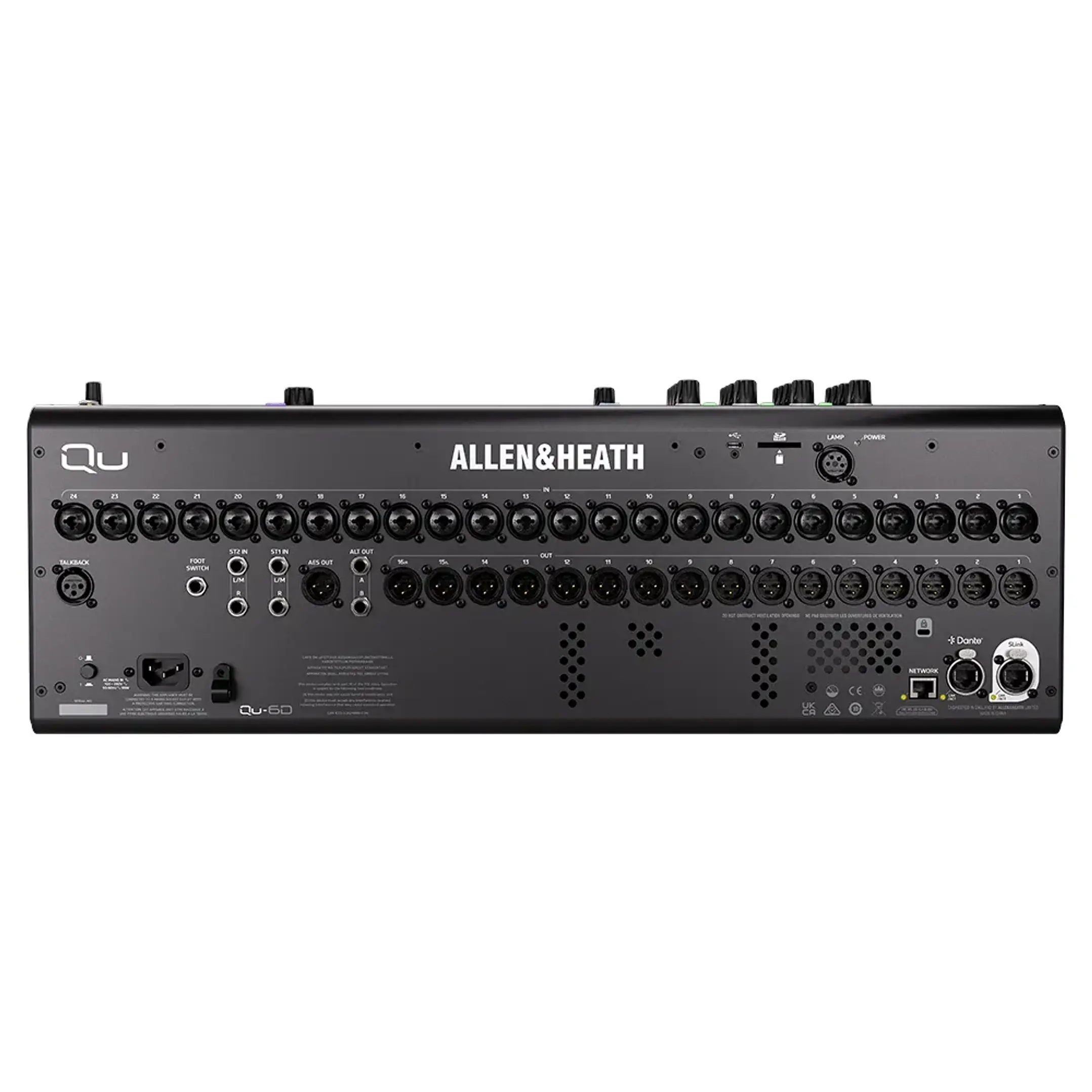 Consola Digital Allen & Heath QU-6D - 24CH - Con Dante 2