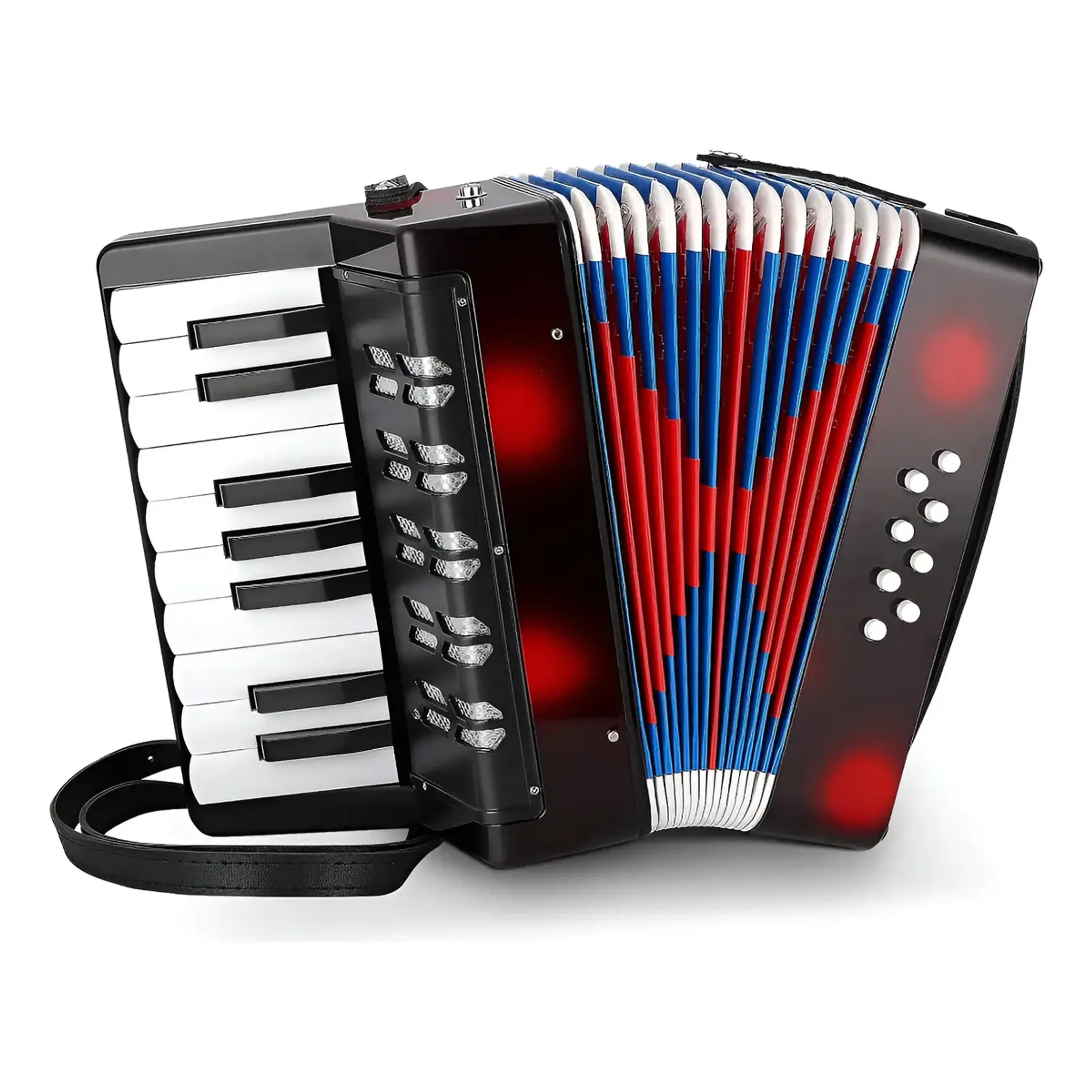Acordeon Infantil Grande 17 Teclas Con 8 Botones De Bajo 1