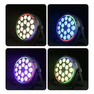 Foco Par Led 18x12 Led Ring RGBW 4 EN 1